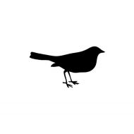 StickEmUpDecalsAZ Bird Silhouette Custom Vinyl Decal Sticker - Choose your Color and Size