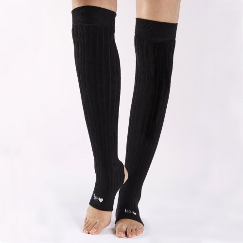  Sticky Be Socks Sticky Be Grip Stirrup Leg Warmers, blackwhite