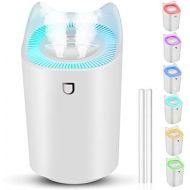 StillCool Humidifier, 3L Ultra Quiet USB Air Humidifier with 7 Colours LED and 2 Spray Openings, Up to 24 48 Hours Continuous Operation for Home Yoga Office