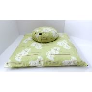 /StillSittingOutlet Meditation Cushion Set - Spring Dandelion Zabuton & Buckwheat Zafu