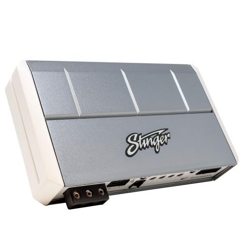  Stinger SPX700X4 Micro 4 Channel 700 Watt Powersports Amplifier for Motorcycles, ATV, Marine and Mobile Applications