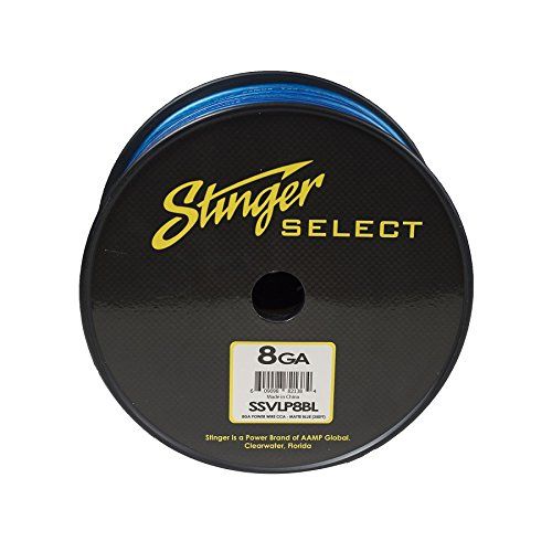  Stinger SSVLP8BL 8Ga Matte Blue Power Wire 250