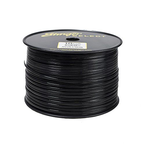  Stinger SSVLS181B 18Ga Black Speaker Wire 1000ft