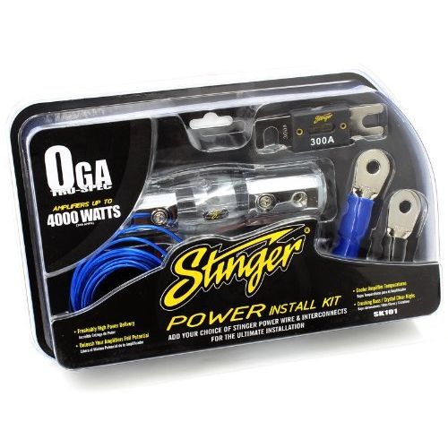  Stinger SK101 4000-Watt 10-Gauge Car Audio Amplifier ACCESSORY KIT