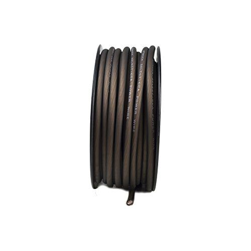  Stinger SSVLP4BK 4Ga Matte Black Power Wire 100