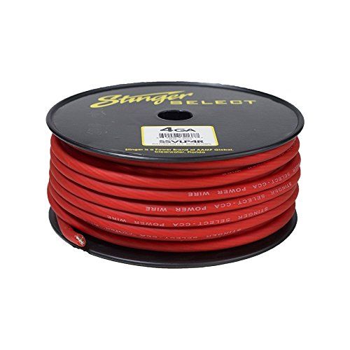 Stinger SSVLP4R 4Ga Matte Red Power Wire 100