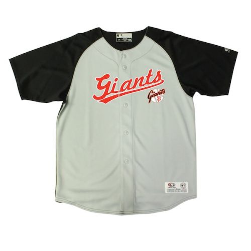  Youth San Francisco Giants Stitches GrayBlack Double Play Jersey