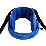 [아마존베스트]StoHua Adjustable Child Car Seat Head Support Band, Head Support A Comfortable Safe Sleep Solution,Blue Head Support Belt