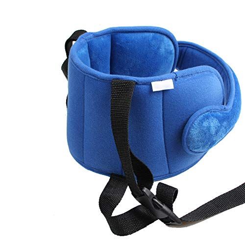  [아마존베스트]StoHua Adjustable Child Car Seat Head Support Band, Head Support A Comfortable Safe Sleep Solution,Blue Head Support Belt