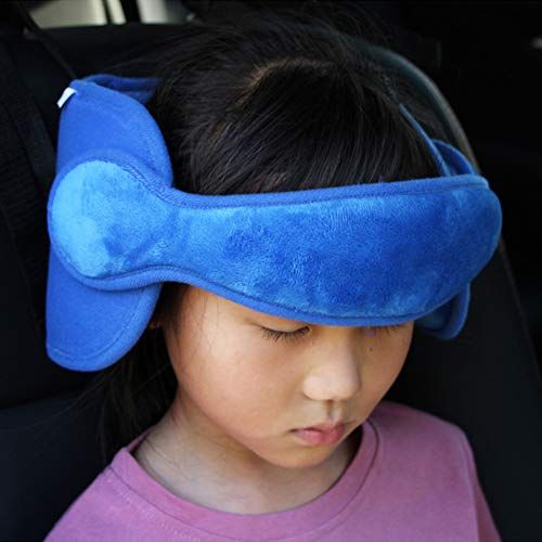  [아마존베스트]StoHua Adjustable Child Car Seat Head Support Band, Head Support A Comfortable Safe Sleep Solution,Blue Head Support Belt