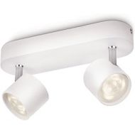 Stock-family Philips MyLiving Star 2 Bar Spotlight Ceiling Bar White (Integrated 2 x 3 Watts LED Bulb)