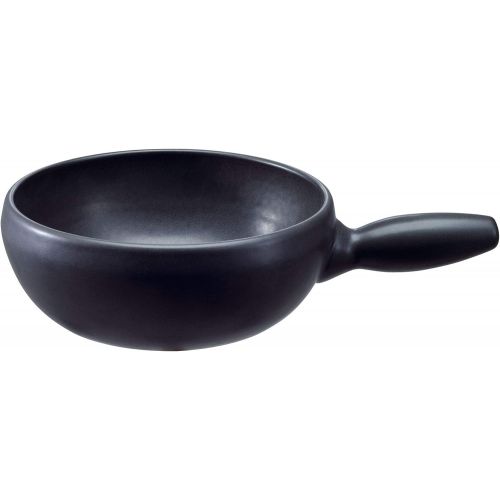  [아마존베스트]Stoeckli Fondue Cheese Caquelon Tradition Black 7023.14