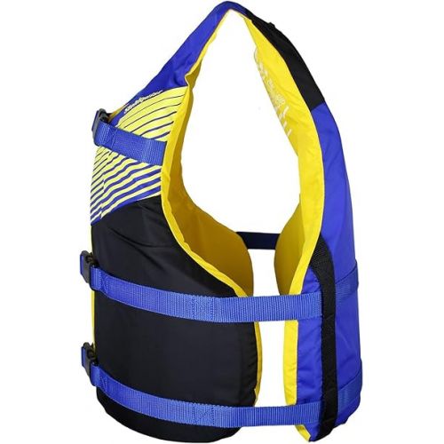  Fit Youth Life Jacket - Coast Guard Approved, High Mobility PFD, Buoyancy Foam, Fully Adjustable for Children