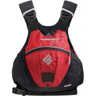 Stohlquist Edge Adult PFD Life Jacket - Red, XX-Large - Easy to Adjust Whitewater PFD, High Mobility Ultra Soft Buoyancy PVC Foam, Low Profile Graded Sizing for All Paddlers