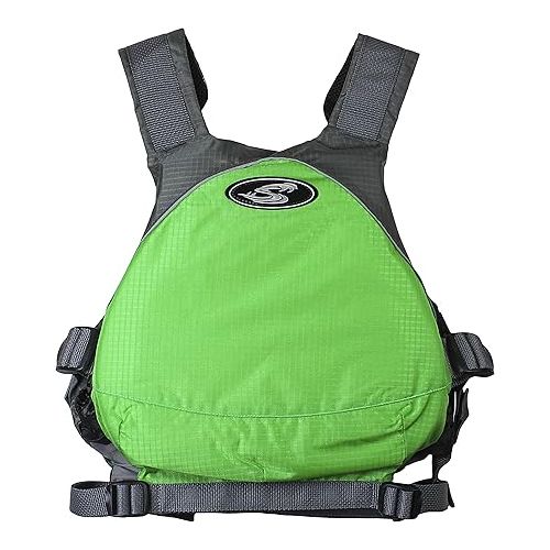  Stohlquist Edge Life Jacket, Lime Green/Gray, Large/X-Large