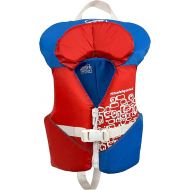 Stohlquist Toddler Life Jacket Coast Guard Approved Life Vest for Infants-Red/White/Blue-Small