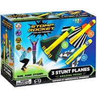 [아마존베스트]Stomp Rocket Stunt Planes - 3 Foam Plane Toys for Boys and Girls - Outdoor Rocket Toy Gift for Ages 5 (6, 7, 8) and Up