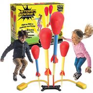 [아마존베스트]Stomp Rocket The Original Dueling Rockets Launcher, 4 Rockets and Toy Rocket Launcher - Outdoor Rocket STEM Gift for Boys and Girls Ages 6 Years and Up - Great for Outdoor Play