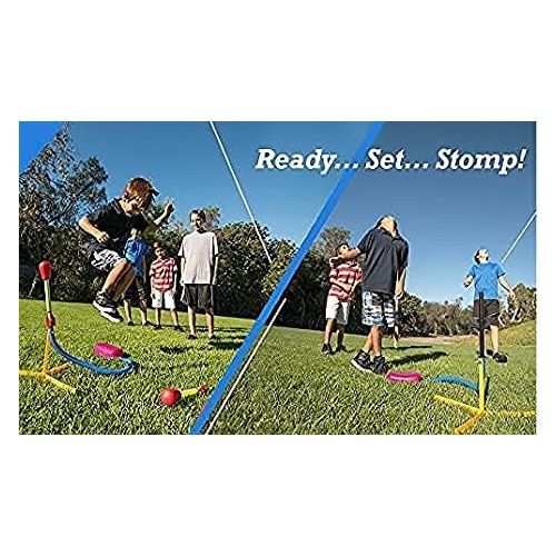  [아마존베스트]Stomp Rocket The Original Ultra Rocket Refill Pack, 2 Rockets - Outdoor STEM Toy Gift for Boys and Girls- Ages 6 Years Up - Great for Outdoor Play