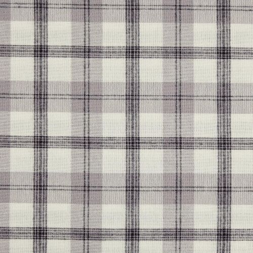  Stone & Beam Rustic 100% Cotton Plaid Flannel Bed Sheet Set, Easy Care, Twin XL, Black and White