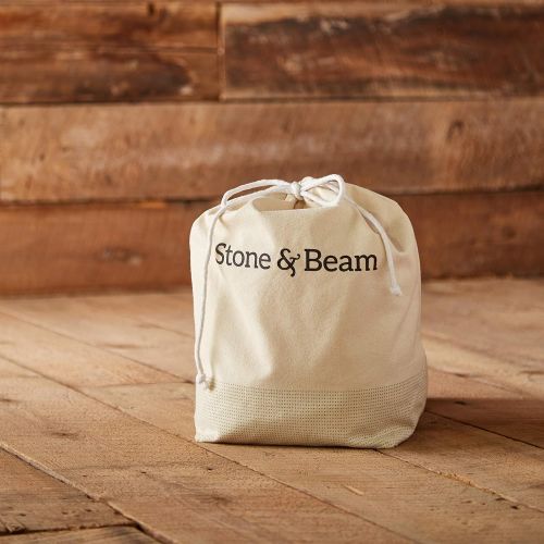  Stone & Beam 100% Supima Cotton Bed Sheet Set, Soft and Easy Care, California King, White