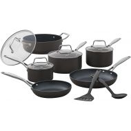 Amazon Brand ? Stone & Beam Kitchen Cookware Set, 12-Piece, Pots and Pans, Hard-Anodized Non-Stick Aluminum