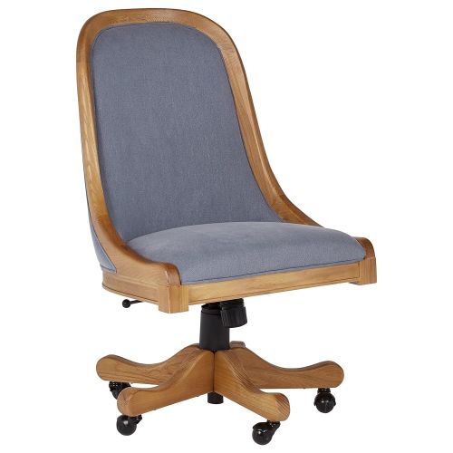  Stone & Beam Alicia Contemporary Office Chair, 38H, Oak