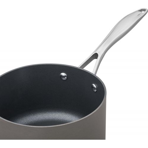  [아마존베스트]Stone & Beam Sauce Pan With Lid, 2-Quart, Hard-Anodized Non-Stick Aluminum