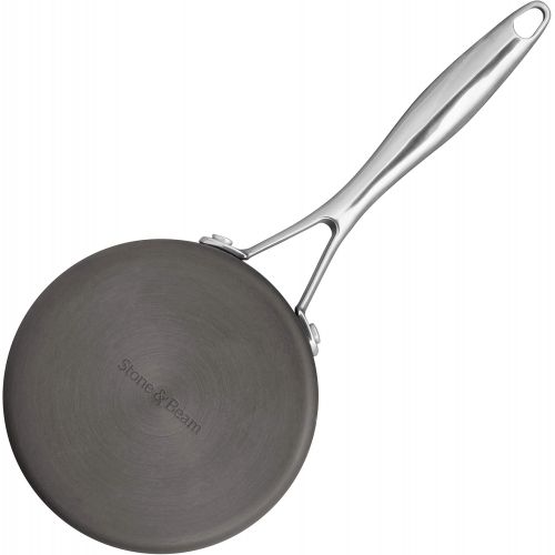  [아마존베스트]Stone & Beam Sauce Pan with Lid, 1-Quart, Hard-Anodized Non-Stick Aluminum