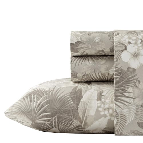  Stone Cottage Tommy Bahama 217089 Hibiscus Haven Sheet Set, Grey, King