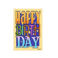 StonehouseCards Happy Birthday Garden Flag - 12.5 x 18 - Double Sided Flag - 56026