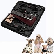 Stong Professional Pet Scissors Kit Sharp Edge Dog Cat 4pcs Grooming With Storage Bag