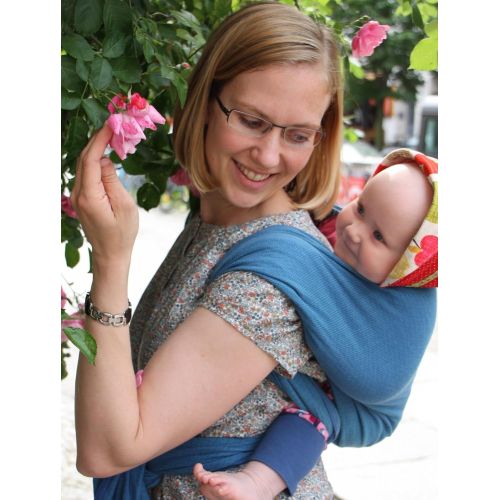  Storchenwiege Woven Cotton Baby Carrier Wrap (3.6, Albert)