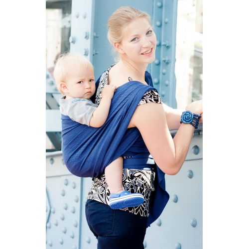  Storchenwiege Woven Cotton Baby Carrier Wrap (3.6, Albert)