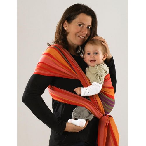  Storchenwiege Woven Cotton Baby Carrier Wrap (4.6, Leo Natural)