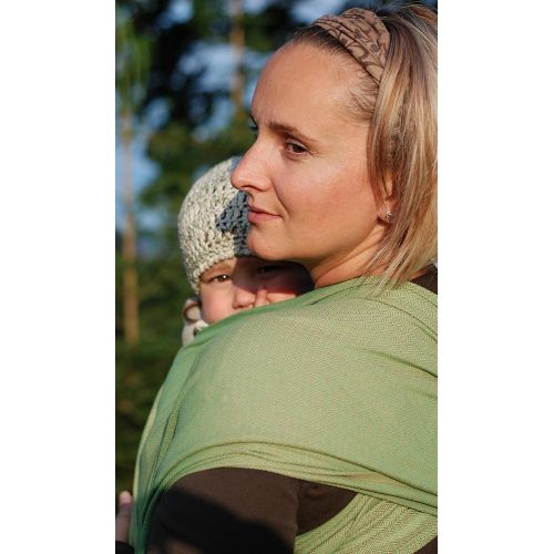  Storchenwiege Woven Cotton Baby Carrier Wrap (4.6, Leo Natural)