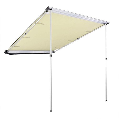  Store LLC 4.6x6.6 Car Side Awning Rooftop Tent Sun Shade SUV Outdoor Camping Travel Beige