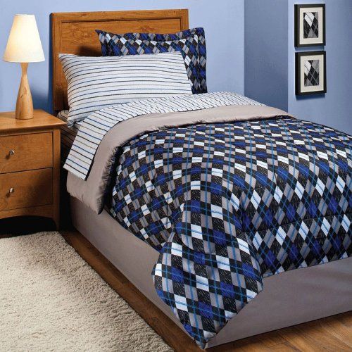  Store51 Blue Diamond 8pc Full Bedding Set