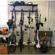 [아마존베스트]StoreYourBoard Omni Bike Rack and Storage Shelf, Holds 5 Bicycles, Garage Adjustable Bike Wall Mount