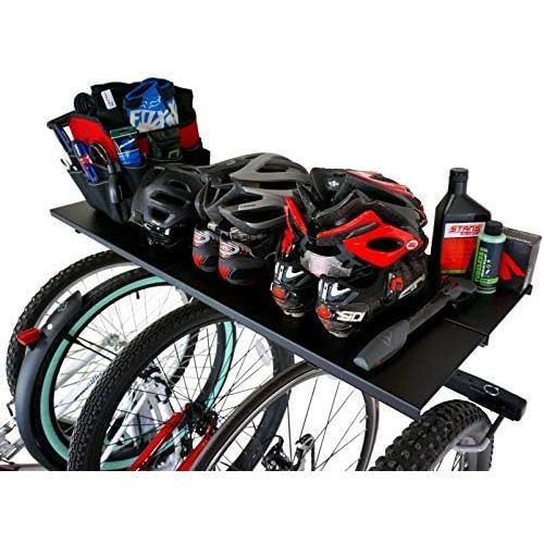  [아마존베스트]StoreYourBoard Omni Bike Rack and Storage Shelf, Holds 5 Bicycles, Garage Adjustable Bike Wall Mount