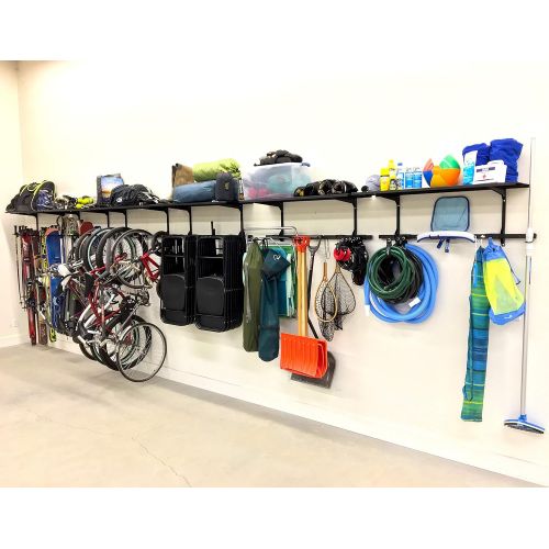  [아마존베스트]StoreYourBoard Omni Bike Rack and Storage Shelf, Holds 5 Bicycles, Garage Adjustable Bike Wall Mount