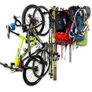 [아마존베스트]StoreYourBoard Omni Adventure Wall Storage Rack, Holds Bikes Skis Camping Hiking, and Climbing Gear, Home and Garage Storage System