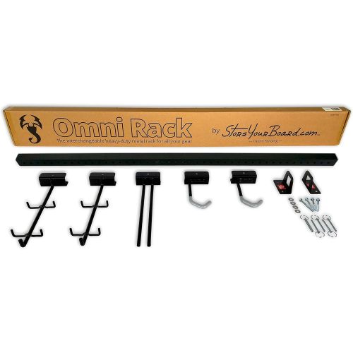  [아마존베스트]StoreYourBoard Omni Adventure Wall Storage Rack, Holds Bikes Skis Camping Hiking, and Climbing Gear, Home and Garage Storage System