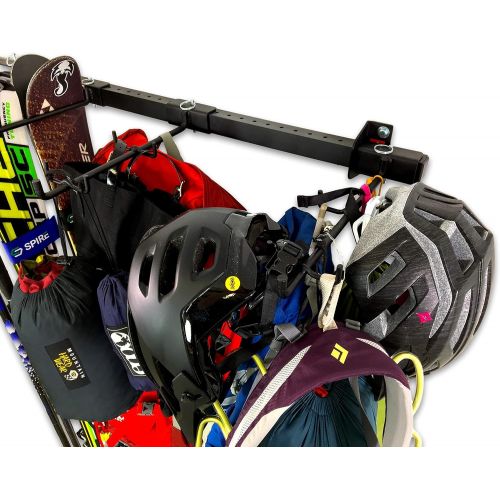  [아마존베스트]StoreYourBoard Omni Adventure Wall Storage Rack, Holds Bikes Skis Camping Hiking, and Climbing Gear, Home and Garage Storage System