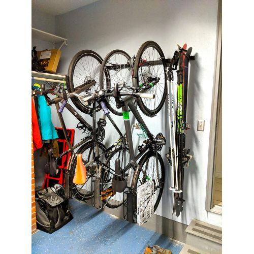  [아마존베스트]StoreYourBoard Omni Adventure Wall Storage Rack, Holds Bikes Skis Camping Hiking, and Climbing Gear, Home and Garage Storage System