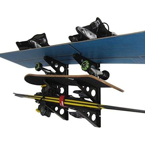  [아마존베스트]StoreYourBoard Ski Storage Rack, Horizontal Wall Rack