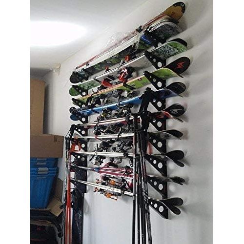  [아마존베스트]StoreYourBoard Ski Storage Rack, Horizontal Wall Rack