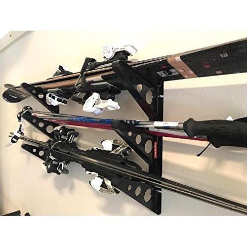  [아마존베스트]StoreYourBoard Ski Storage Rack, Horizontal Wall Rack