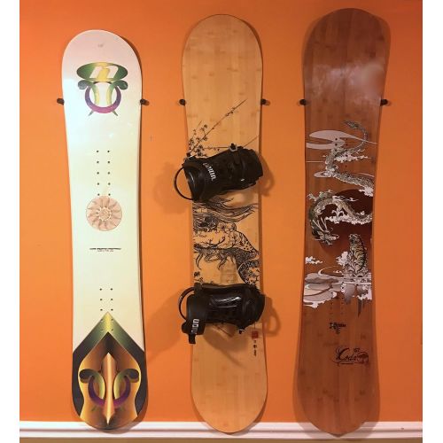  [아마존베스트]StoreYourBoard The Cinch, Snowboard Wall Mount Storage, Floating Hanger Rack