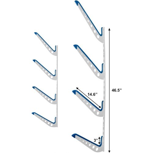  StoreYourBoard Snowboard Multi Wall Storage Rack, Home and Garage Mount